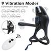Vibrating Cock Ring Penis Ring for Men Ejaculation Delay Remote Control Penis Extension Clit Stimulator Sex Toy for Couples 18+