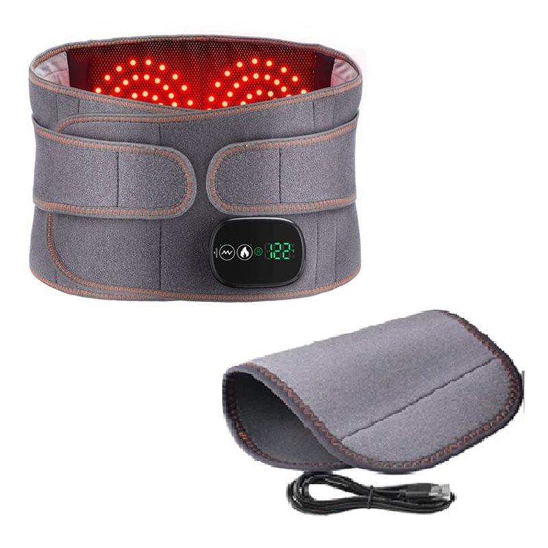 LITE-Smart Electric Heating Massage Belt Red Light Heating Waist Supporter Heat Compression Technology