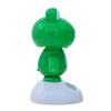 Bobble Head Green Frog Decoration Solar Powered Shaking Head Frog Car Dashboard Ornament Educational Cartoon Animal Toy
