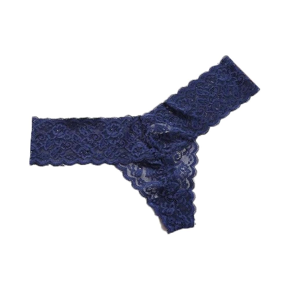 Low Waist Lace Seamless Panties Thong Mesh Lace Briefs Thin Underwear for Women Lady