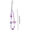 Beaded Phone Lanyard Cute Bracelet Keychain Bag Pendant Decoration Wrist Strap