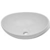 VidaXL Lavabo Salle de Bain Mitigeur Céramique Ovale Vasque Robinet Toilette 275497