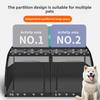 Portable Dog Car Seat for Small Medium Dogs Foldable Travel Pet Carrier for Corgi Backseat Cat Cage Breathable Outdoor Kennel
