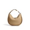 New Woven Cowhide Crescent Bag 2025 Spring and Summer Fashion Casual Shoulder Crossbody Leather Underarm Bag Niche Design