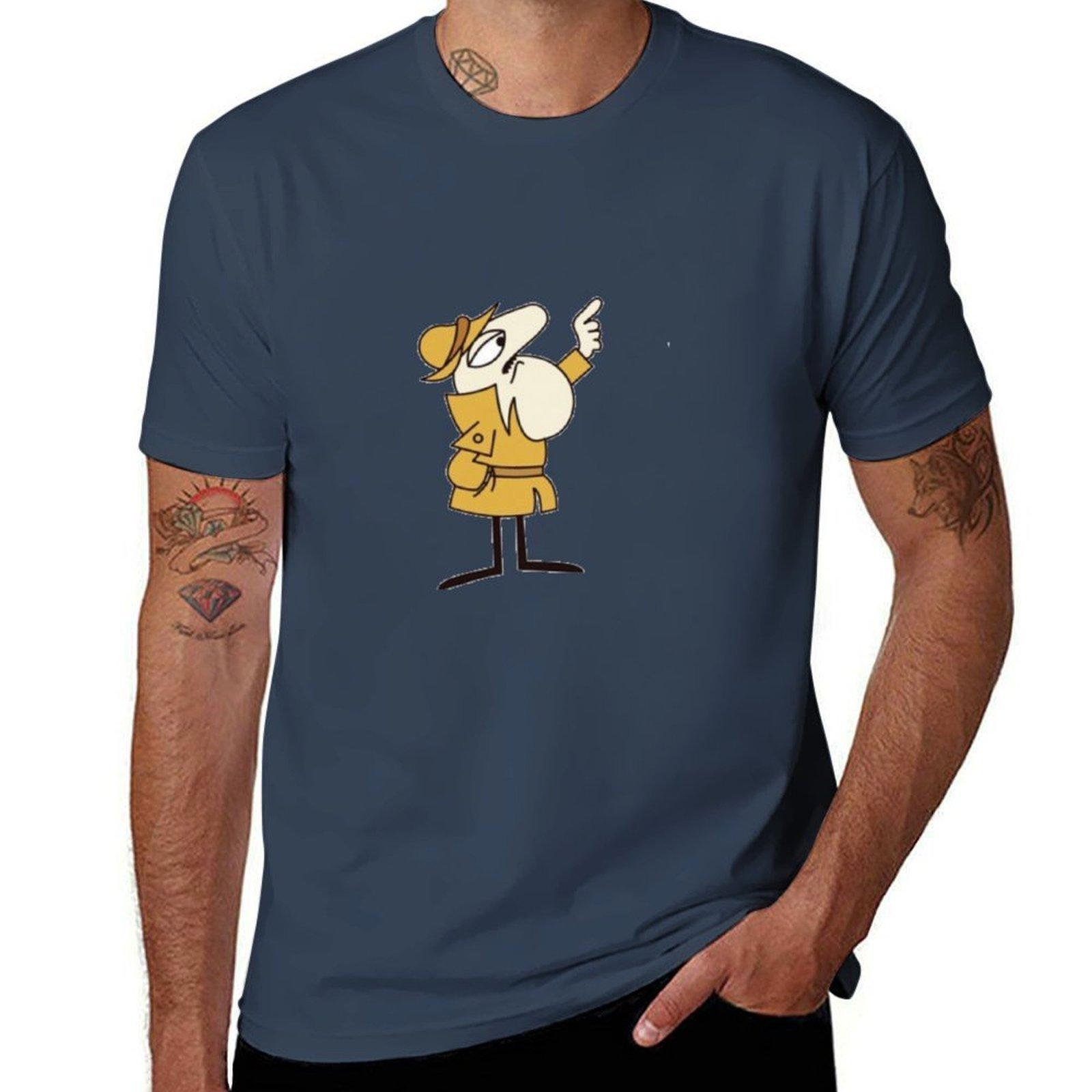Inspector Clouseau Tshirt Vintage Print Crew Neck Tee S