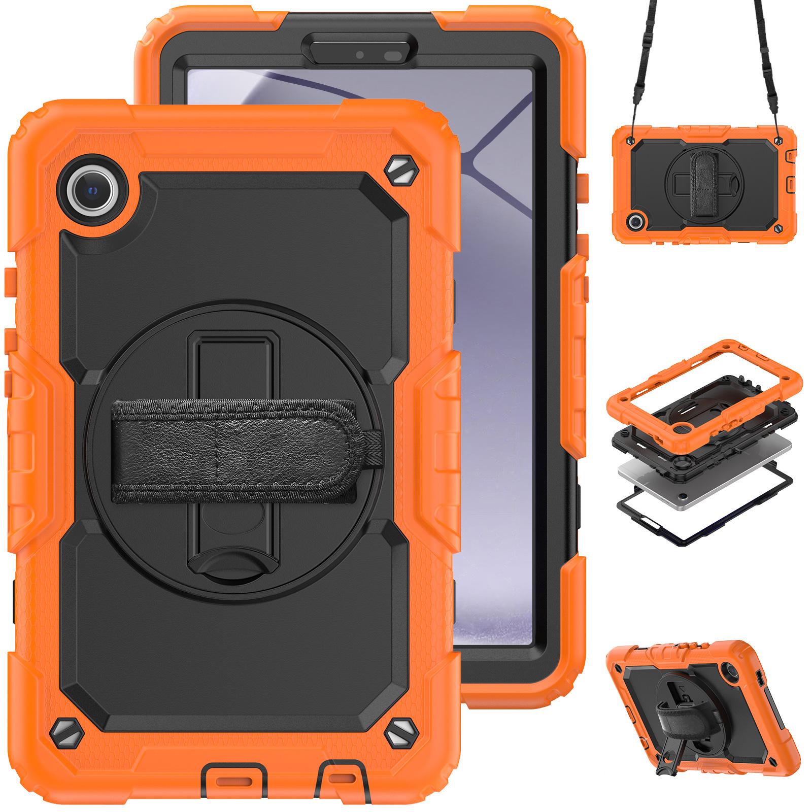 

With Screen Protector Case For Universal Samsung Galaxy Tab A11 2025 A9 2023 8.7 SM-X133 X135 X110 X115 X117 Hybrid Stand Cover A11 2025 SM-X133 135