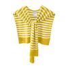 Ladies' Fashion Striped Yarn Fake Collar Imitation Wool Shawl Knitted Outer Decoration Knotted Scarf