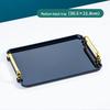 Yicang Square Plastic Tray with Gold Handle