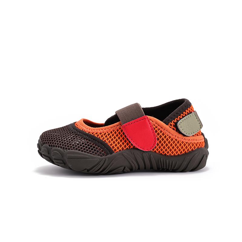

Summer Toddler Kids Breathable Barefoot Wide Toe Mary Jane Shoe Girl Mesh Lightweight Casual Hook Loop Unisex-Child Shoes 37