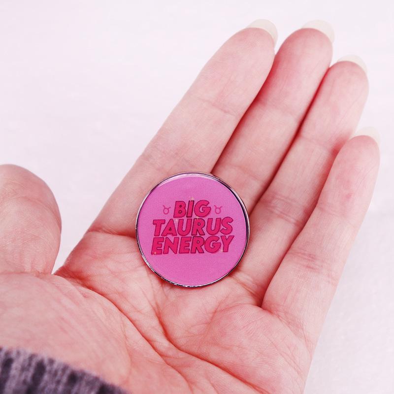 Taurus Energy Zodiac Brooch - Good Friend Gift