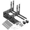 Torwinkelhalterung 2 Sätze Anti-Durchhängen Torrahmen Hardware-Kit Schwarz