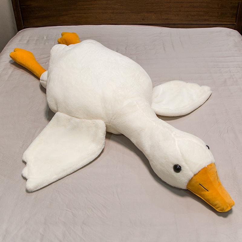 

Выхлоп большая белая гусыня декоративная подушка большая гусыня утка кукла детская плюшевая игрушка кукла животное большая кукла подарок 50 cm (0.15 kg) very small carefully shot