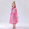 Halloween Pink Princess Dress Girls Cosplay Costume Kids Stage Party Wear Sweet Style 2025