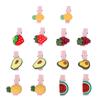 28pcs Pet Hair Clip Multipurpose Fruit Shape Dog Hair Barrettes for Small Medium Cats and Dogs