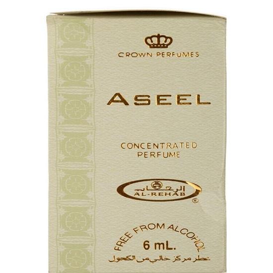 Al Rehab Crown Prefumes ASEEL Attar Set Of 6 For Men Each 6 ML c324 265 T2%
