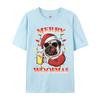 Merry Woofmas Christmas Funny Dog Santa Tshirt Printed T Shirts Unisex Tshirts Unisex Distinctive Design Tops Designer T Shirt