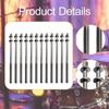 12 Pieces Drum Screw Kit Short Screws Repair Tool Metal Accessory Tension Rods