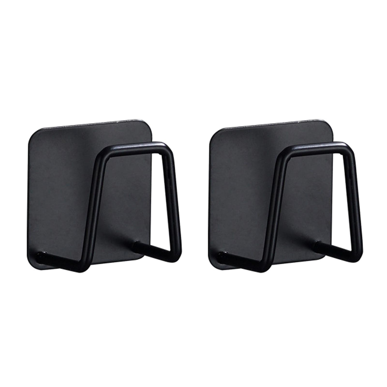 

Набор из 2 подставок для губки из нержавеющей стали для мойки, крючок для экономии места с клейкой основой для кухонного инструмента для организации B