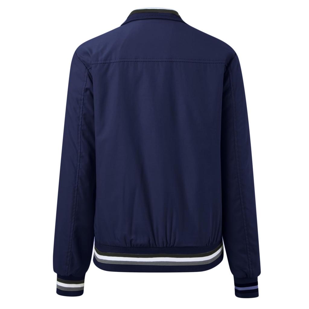 Women's Lightweight Color Baseball Jacket Casual Fall Outerwear with Pockets