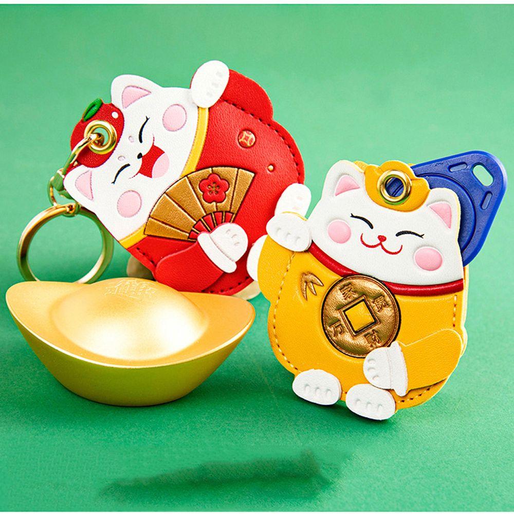 

Подвесной чехол для карт контроля доступа Lucky Cat, брелок для ключей, чехол для карты контроля доступа, безделушки Maneki Neko