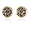 2Pcs/Set Vintage Dragon Totem Design Mens Cufflinks Formal Party Business Tuxedo Shirts Sleeve Button Jewelry Accessories