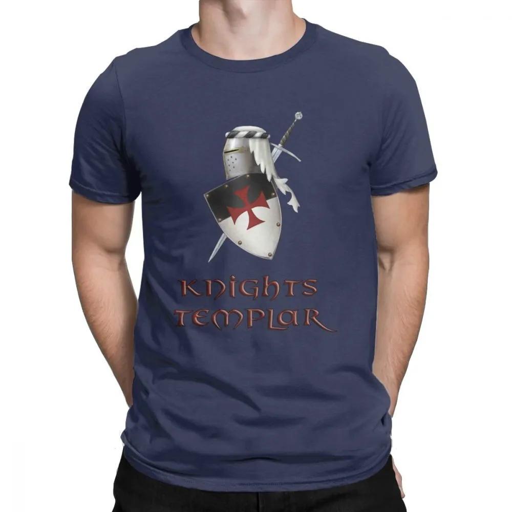 Knights Templar Weaponry Helmet Sword Shield TShirt Summer Cotton Short Sleeve ONeck Mens T Shirt New S3XL