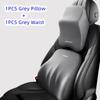 Car Lumbar Back Support Headrest Neck Pillow Memory Foam Lumbar Pillow Universal Soft Neck Pillows Cushion Car Supplies