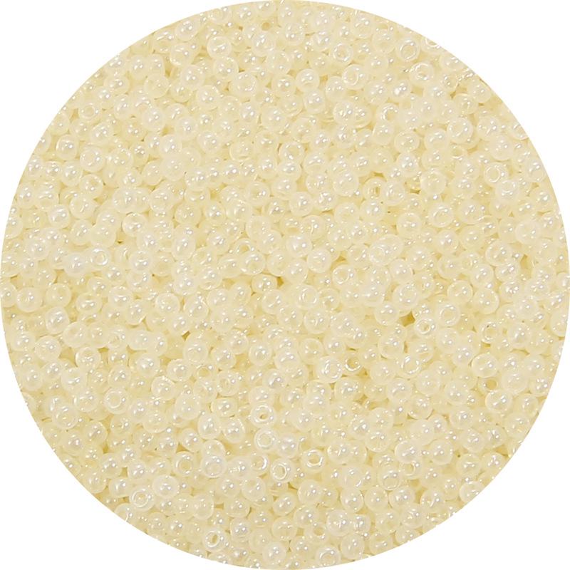 Handgefertigte Imitat-Jade-Creme-Millet-Perlen für DIY-Armbänder, Halsketten, Haarnadeln und Quasten