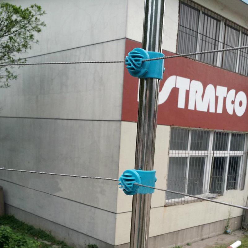 High-Voltage Pulse Fence Accessories: Load-Bearing Insulator for Perimeter Anti-theft Alarm System