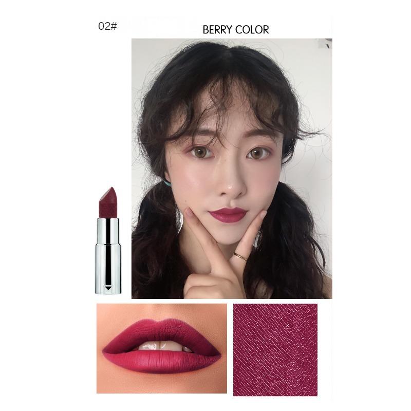 Słodycz Kolorowe aksamitne szminki Formalna rzeźba Odżywcze nawilżające pomadki do skóry jagnięcej