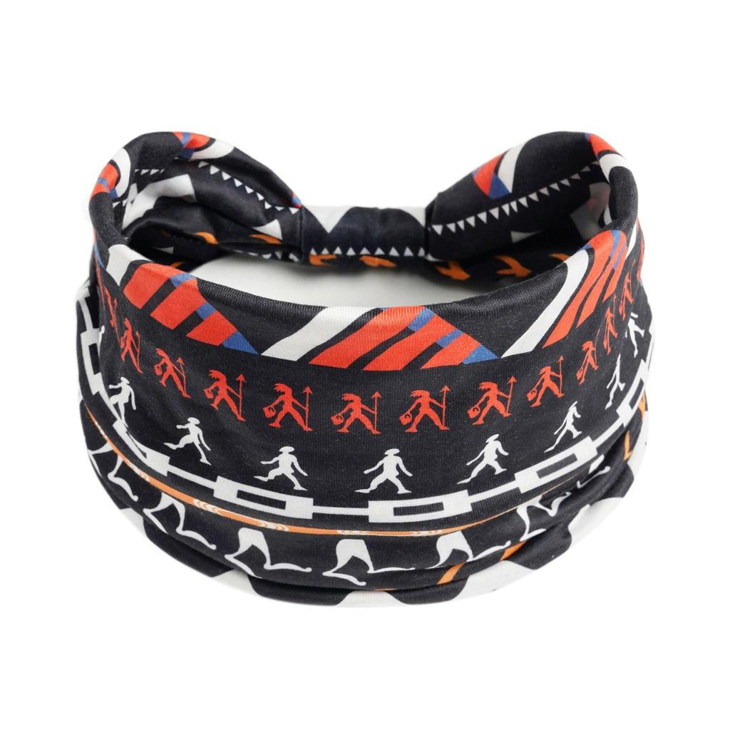 Women's Wide Retro-Style Elastic Sports Headband - Yoga & Hair Accessory
