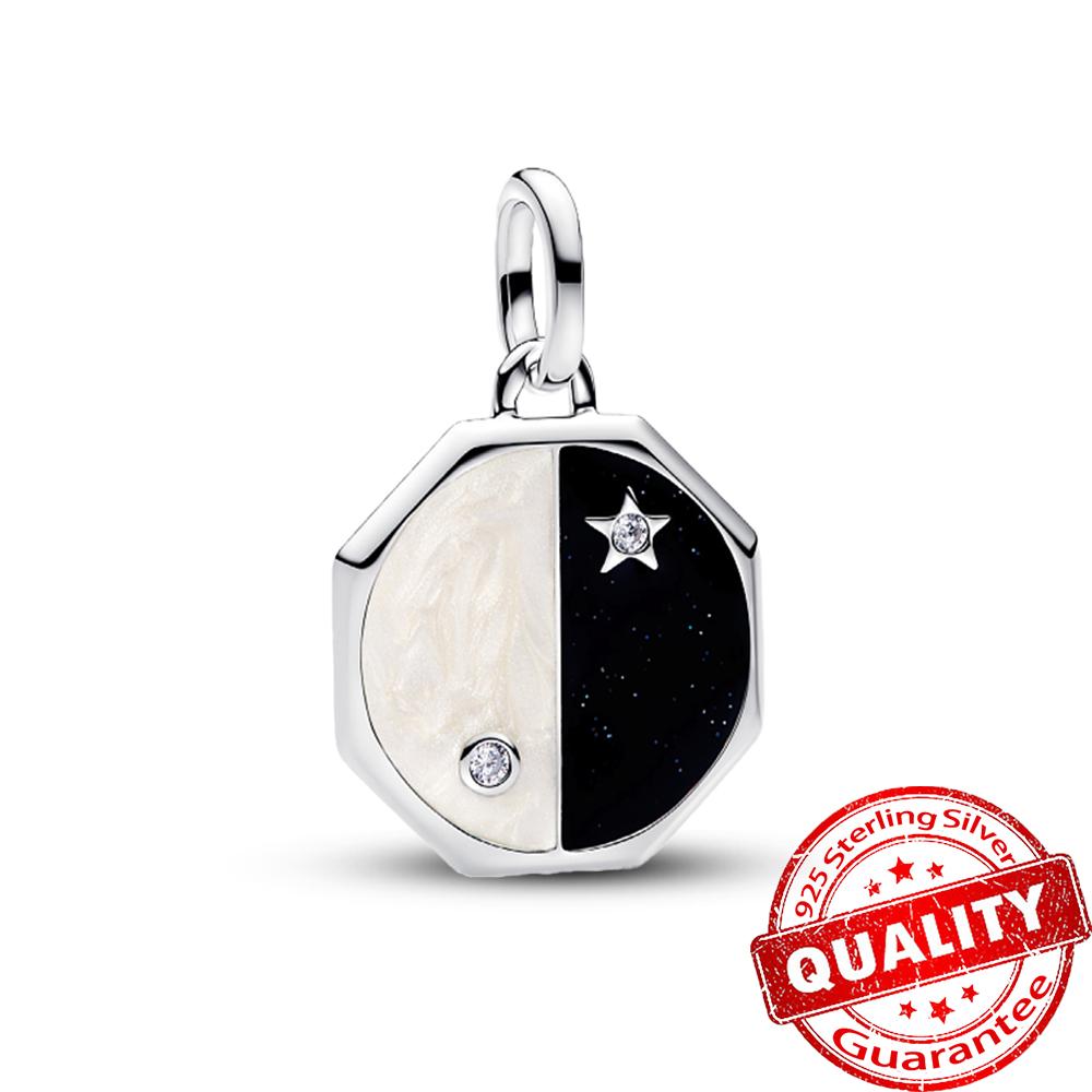 Colorful Chakra Heart Mini Dangle Charm Fit Brand Me/Moment Bracelet Copper Enamel & Crystal Jewelry Pendant Gift