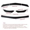 Adjustable 5Pcs Sectional Front Spoiler Lip For Citroen C4 LC B7 2004-2018 Front Bumper Splitter Car Exterior Sport Body Kit