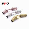 Antiksilberfarben Roségold 1 Set Schlangenkopf-Verschlüsse Verbinder für Armbandverschluss DIY Schmuckherstellung Innenmaß 10mm