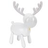 LED Night Light Cartoon Deer Shaped Table Lamp 1200mAh USB Charging Bedroom Decoration(White )