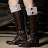 3 Pairs Womens Short Boots Socks Crochet Knitted Boot Cuffs Leg Warmers Socks