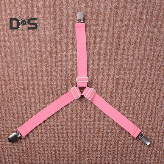4Pcs Triangle Bed Sheet Straps Adjustable Design Simple Installation Non Slip Fitted Sheet Straps Bed Sheet Clips