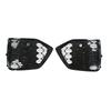 2Pcs Front Fog Lamp Light Grille Cover for RSQ8 Style Glossy Black for Q5 80A Facelift 2021 and