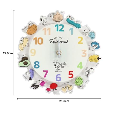 Marimo Craft Snoopy [Wall Clock] Acrylic Wall Clock/Vegetables Peanuts