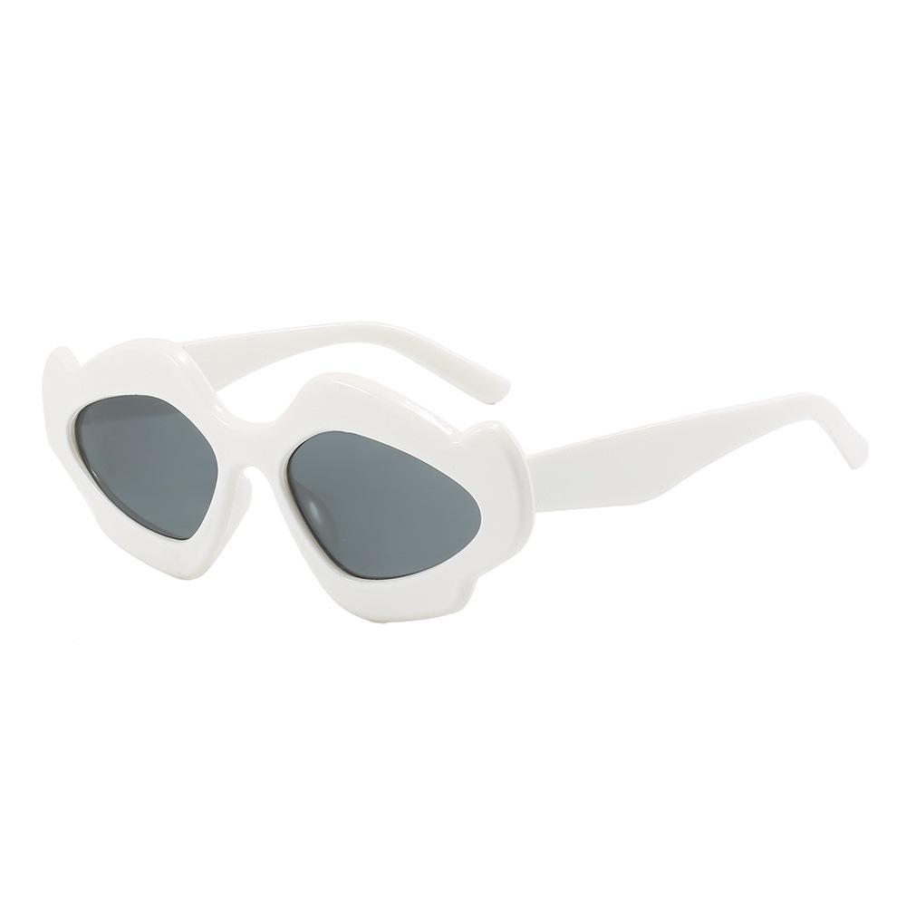 Солнцезащитные очки JYL TS Неправильная Маленькая Рамка УФ Для Путешествий/WF1236 B-808 сапфир синий