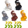 MOC Serie Granja Bosque Escena Crianza Animal Bloques de Construcción Lobo de la Jungla Montura Caballo Oso Marrón Blanco Panda Ladrillos DIY Juguetes para Niños
