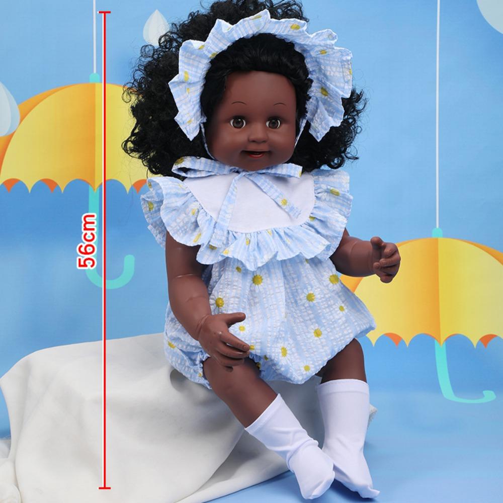 56Cm Reborn Simulation Barbie Gift Doll Baby Soft Gel Girl Toy Set Children's Doll