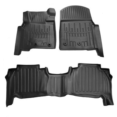 3D Floor Mats 2011-2025 (4 Pcs, Polyurethane) for Toyota Land Cruiser 200