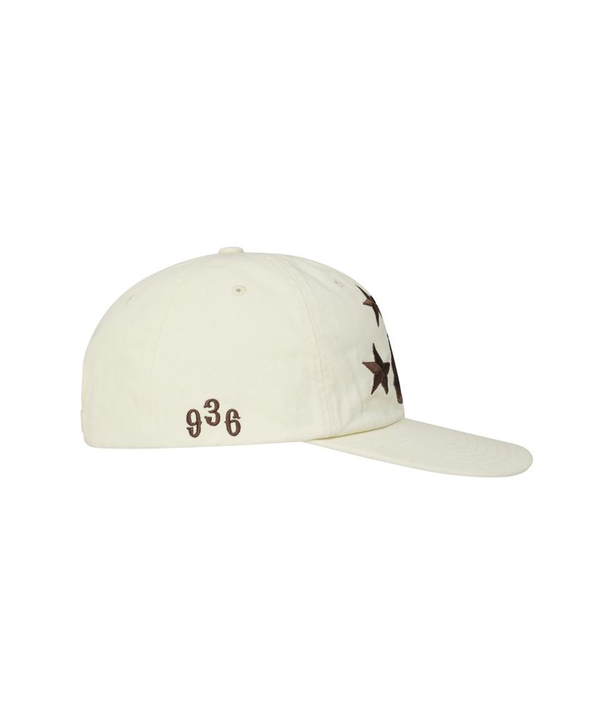 Lujeoseukeulleob Washed Star Logo Cap Cream