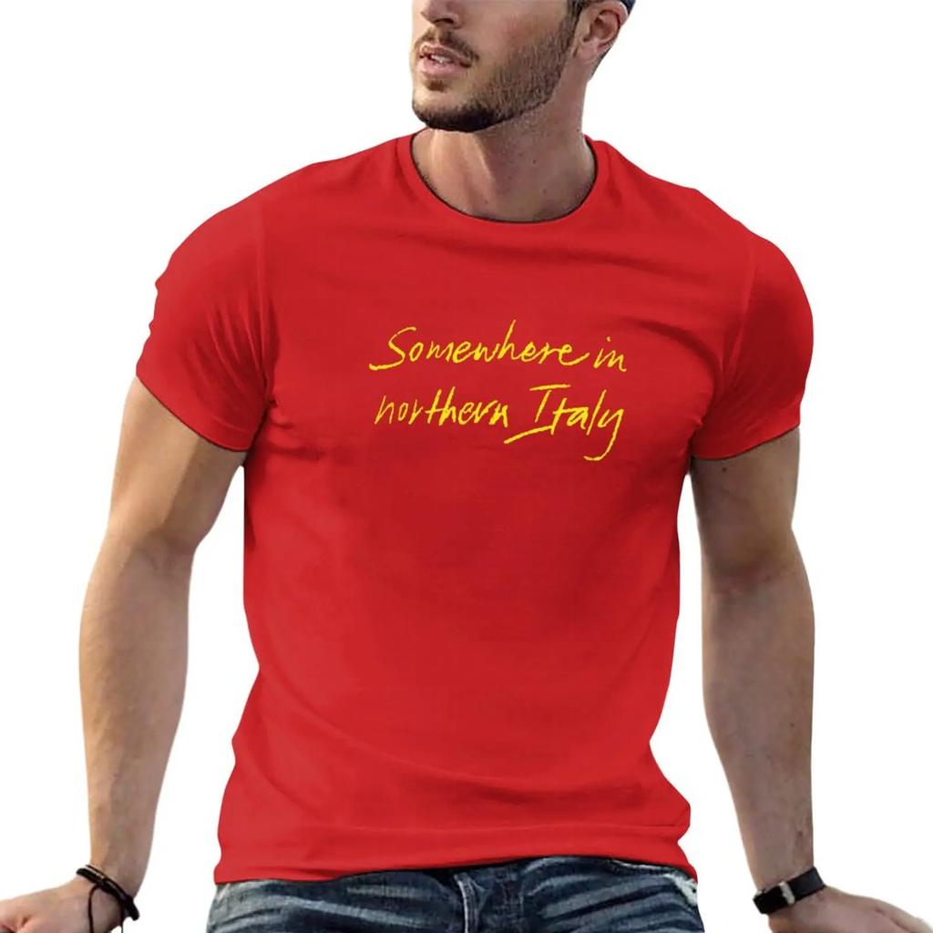 Somewhere in northern Italy... T-Shirt Anime t-shirt custom t shirts design your own summer top t-shirt