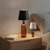 Wireless Led Table Lamp Wine Bottle Base Rechargeable Vases Light Touch Switch Bar Dining Lamp