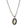 Handmade Baroque Pearl Necklace with Shell Bead Pendant Niche Design