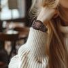 Affordable Macaron-Colored Barrel-Shaped Women's Watch with Silicone Strap, Lightweight and Casual Daily Watch for Girls