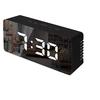New Design Mirror Desk Clock Hot Selling  Digital Alarm Clock LED Thermometer Display Table Desktop Clock