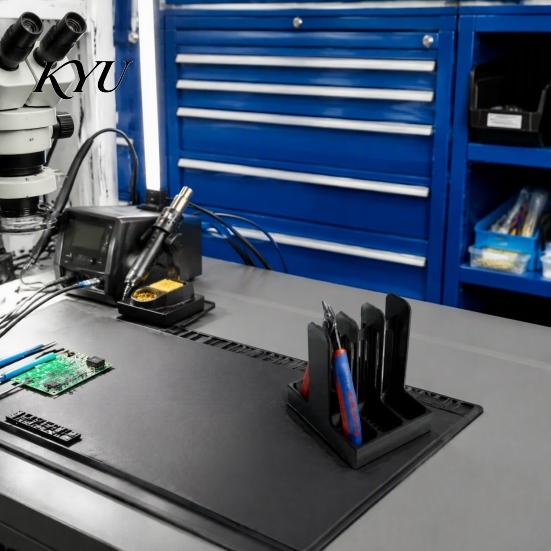Vertical Pliers Storage 3D Printed Gridfinity Organizer, 3/6 Slot Plier Holder Rack, Needle Nose Rack Desktop Tool Tray for Pliers, Diagonal Cutters,